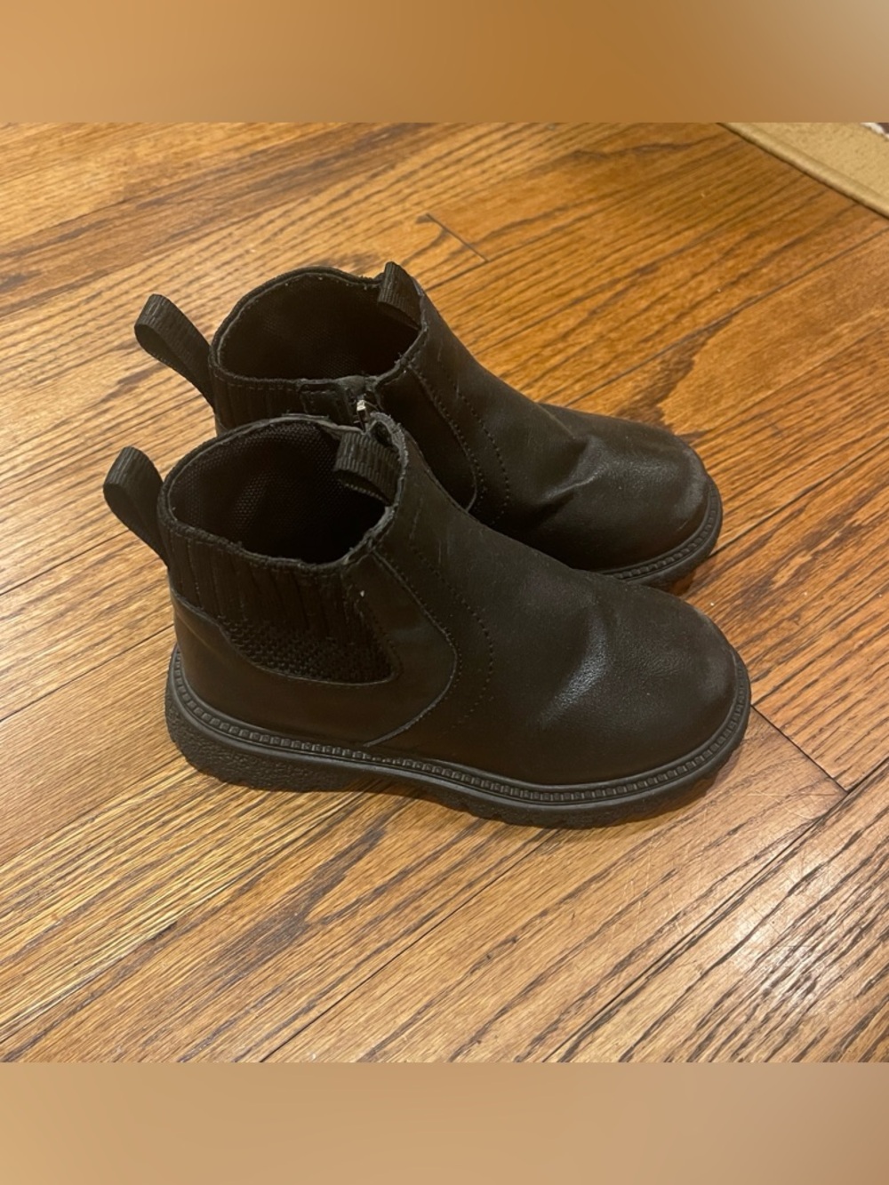 Kids Black Chelsea Boots